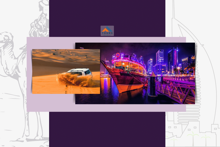 Desert Safari + Marina Cruise Dinner