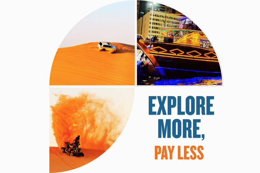Desert Safari + Dhow Cruise Dinner (4 Star)
