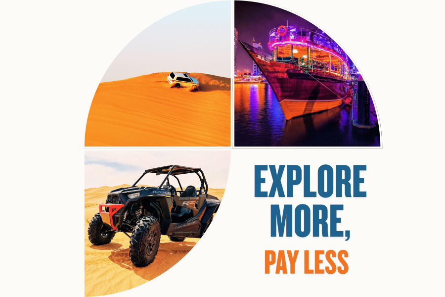 Desert Safari + Marina Cruise Dinner
