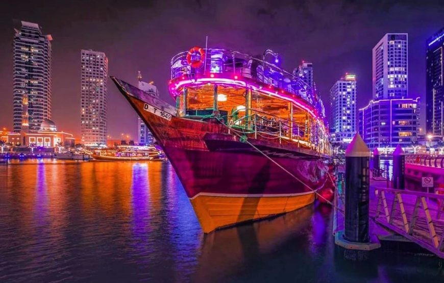 Dubai City Tour + Desert Safari + Marina Cruise Dinner + Abu Dhabi City Tour